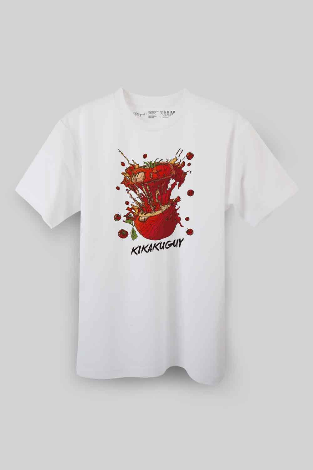 【Still good!】食欲をそそる一枚!/熟成トマトTシャツ - Bursting Tomato Tee/cotton 100%/size:S-XXL