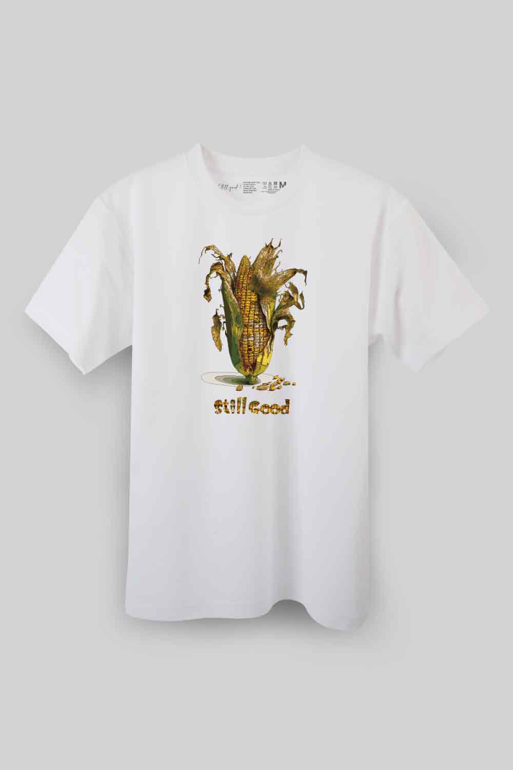 【Still good!】夏を感じる!不揃い粒のトウモロコシTシャツ - Summer Corn Tee/cotton 100%/size:S-XXL