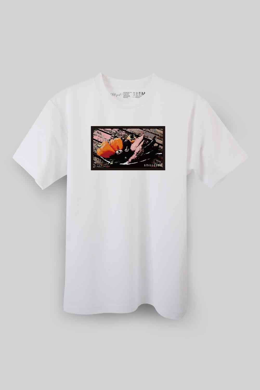 【Still good!】旬の味覚が詰まった一枚!/絵画風 旬野菜 Tシャツ -Seasonal Vegetables Tee/cotton 100%/size:S-XXL