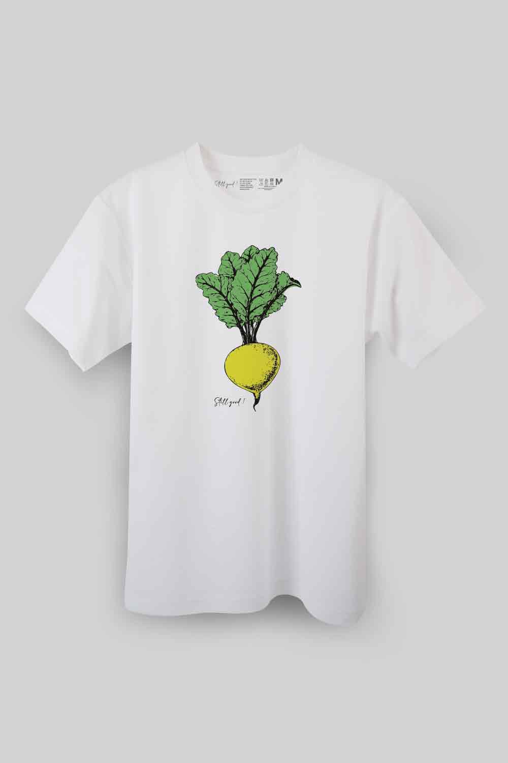 【Still good!】ポップな一枚!/きいろいかぶTシャツ -Yellow Kabu Tee/cotton 100%/size:S-XXL