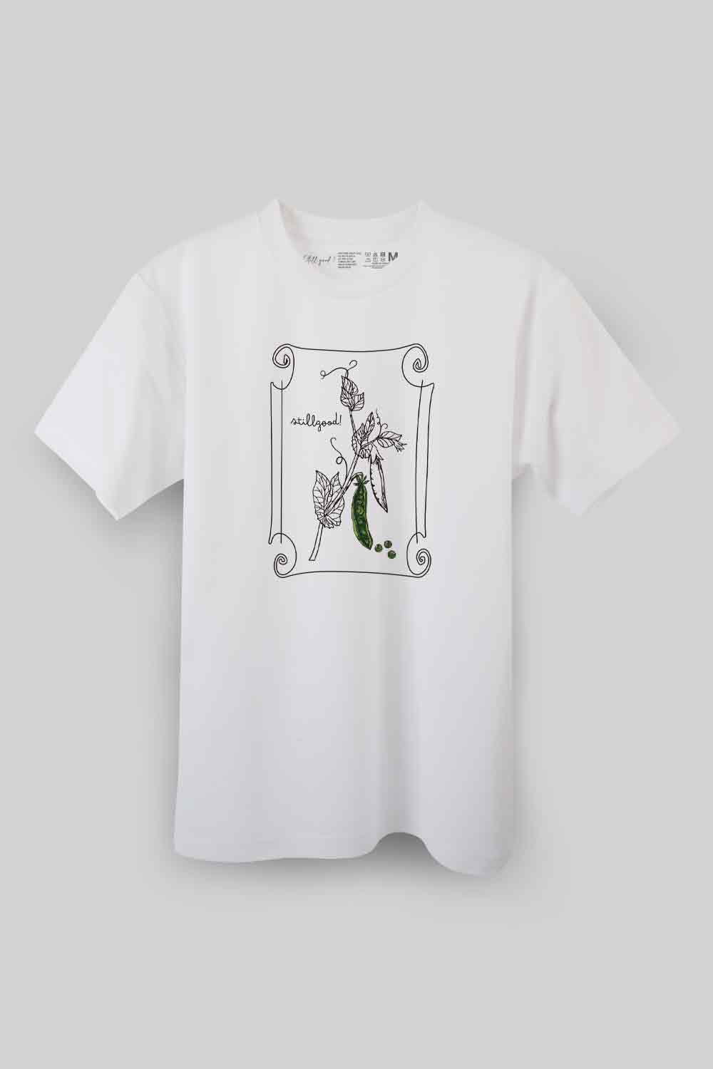 【Still good!】スナップ・ビーナッツTシャツ - Snap Beans Tee/cotton 100%/size:S-XXL