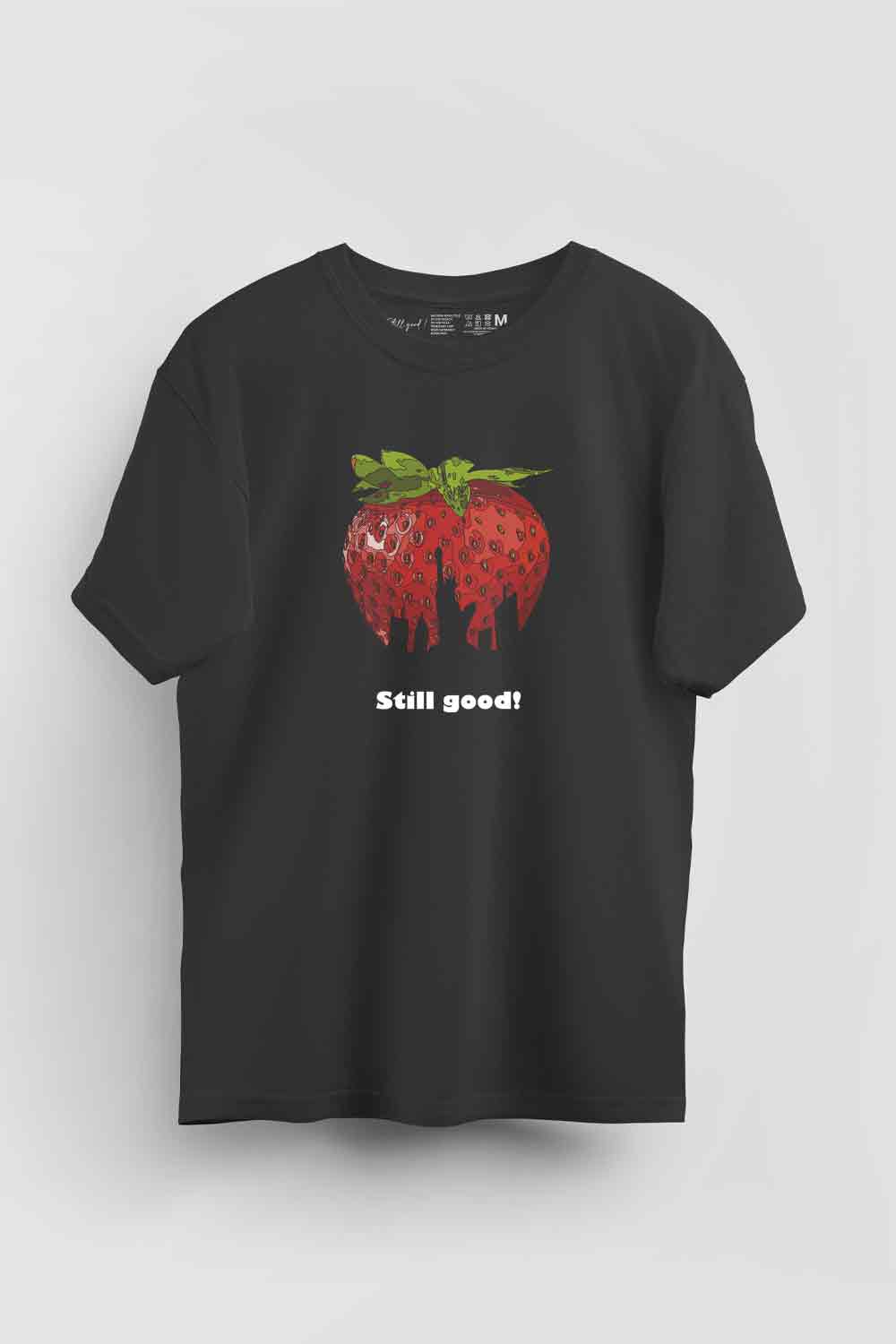 【Still good!】自由な未来の象徴！/露地栽培イチゴTシャツ -Strawberry Freedom Tee/cotton  100%/size:S-XXL