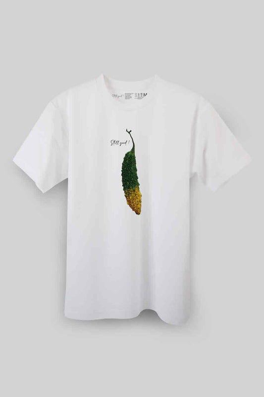 【Still good!】おいしい完熟ゴーヤTシャツ - Deliciously Ripe Goya Tee/cotton 100%/size:S-XXL