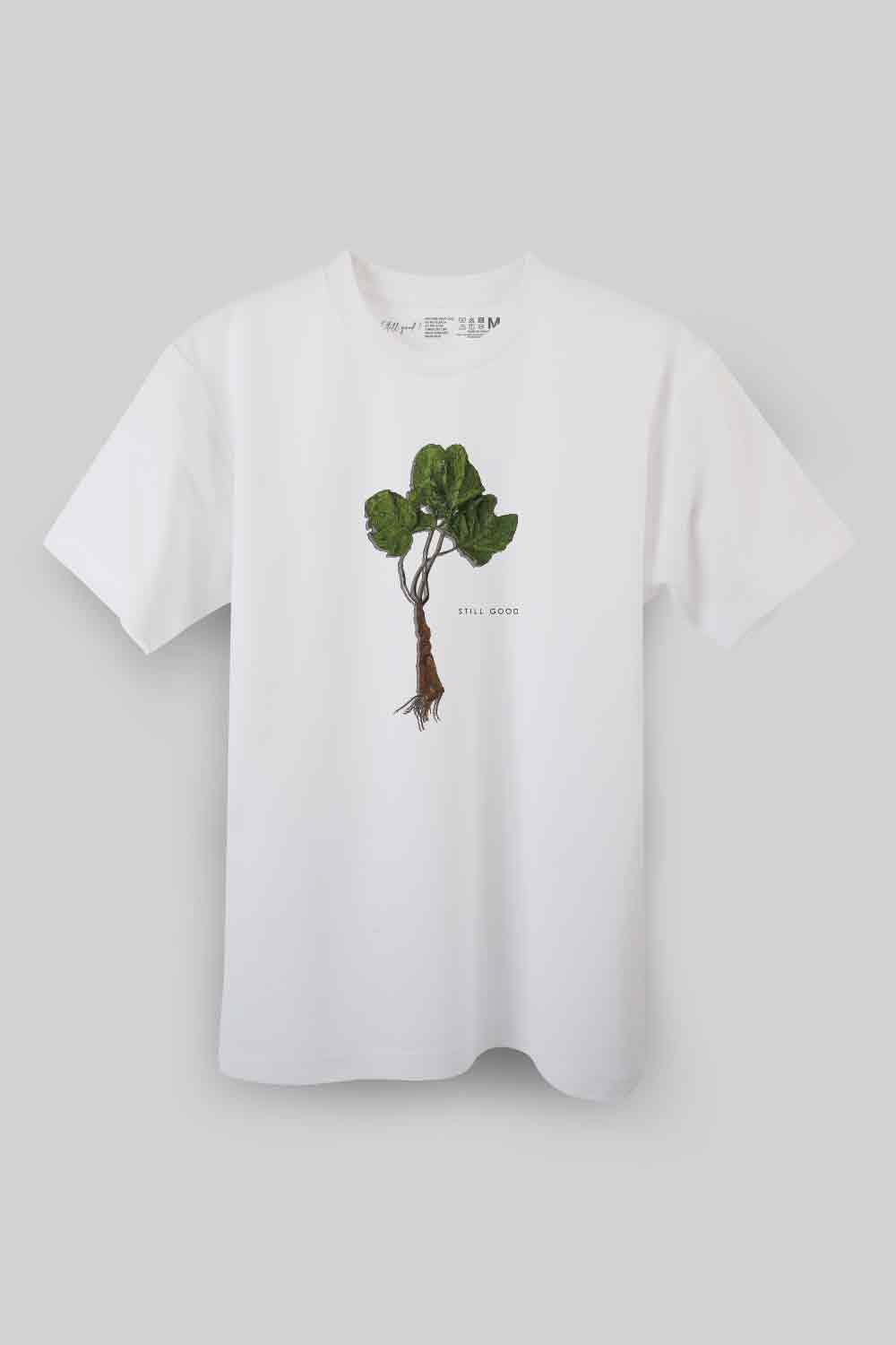 【Still good!】個性的なデザイン！/規格外のねじれたゴボウTシャツ -Twisted Burdock Tee/cotton 100%/size:S-XXL