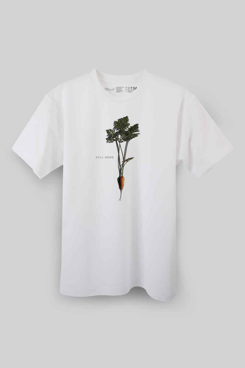 【Still good!】小さいけれど栄養たっぷり！/小さなニンジンTシャツ -Tiny Carrot Tee/cotton 100%/size:S-XXL