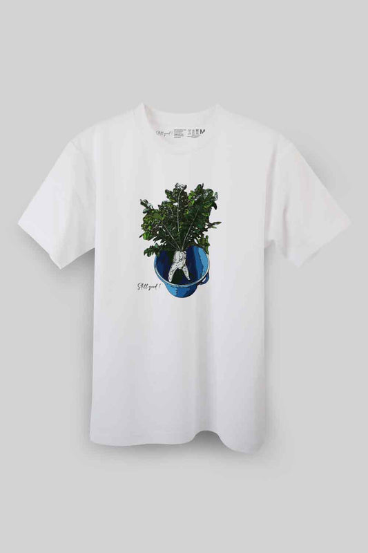 【Still good!】大根バケツ風呂Tシャツ -Daikon Bucket Bath Tee/cotton 100%/size:S-XXL