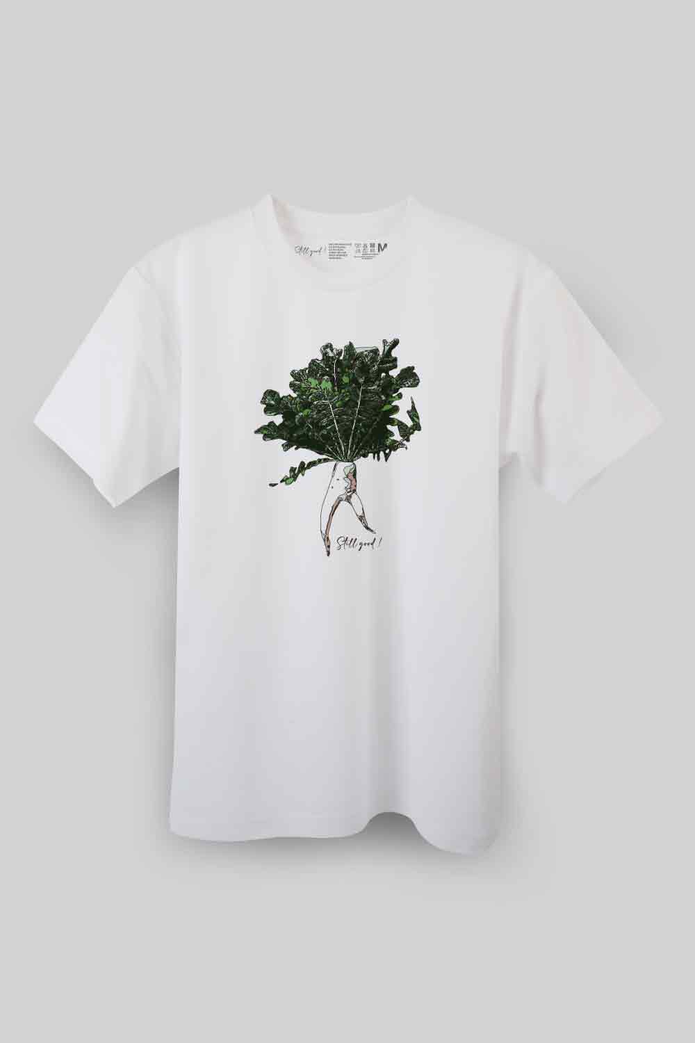 【Still good!】一目置かれる！/規格外大根レーサーTシャツ -Radish Racer Tee/cotton 100%/size:S-XXL