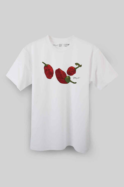 【Still good!】未熟だけどかわいい！/赤パプリカの実Tシャツ -Red Bell Pepper Tee/cotton 100%/size:S-XXL